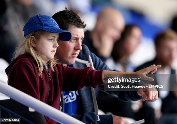 Birmingham City fans in the stands