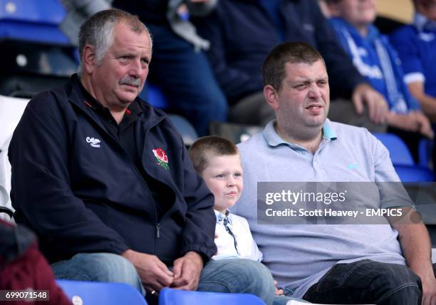 Birmingham City fans in the stands