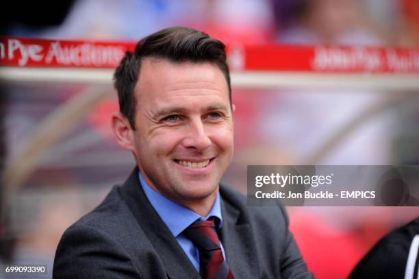 Nottingham Forest manager Dougie Freeman prior to the match against Rotherham United