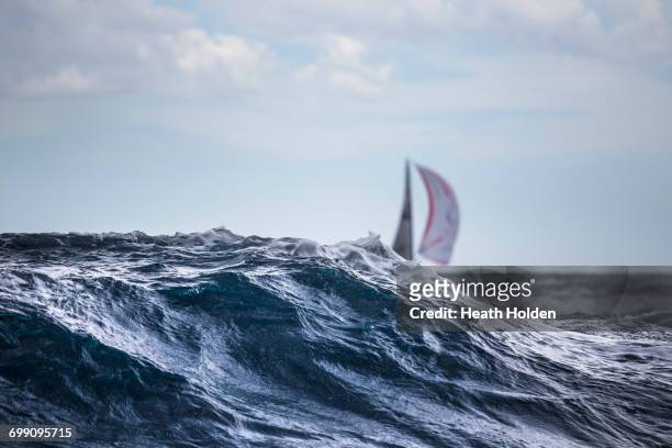 sydney to hobart yacht race. - yachting race stock pictures, royalty-free photos & images