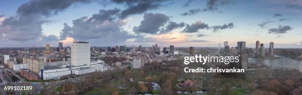 city skyline, rotterdam, holland - chrisvankan stock pictures, royalty-free photos & images