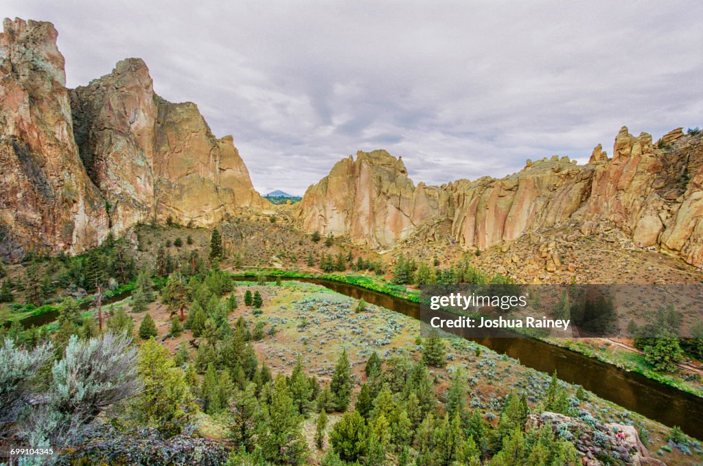 35mm film scan of Smith Rock Oregon