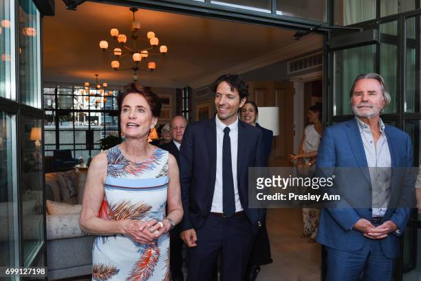 Nancy Novogrod and Joan Roca attend Essentialist Launch Party at The Whitby Hotel at the Whitby Hotel on June 20, 2017 in New York City.