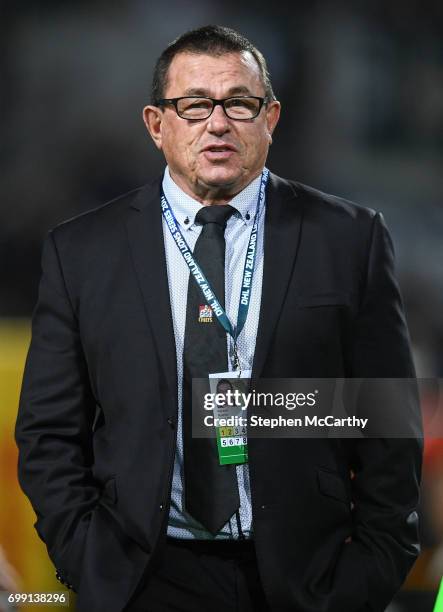 Hamilton , New Zealand - 20 June 2017; Chiefs assistant coach Kieran Keane during the match between the Chiefs and the British & Irish Lions at FMG...