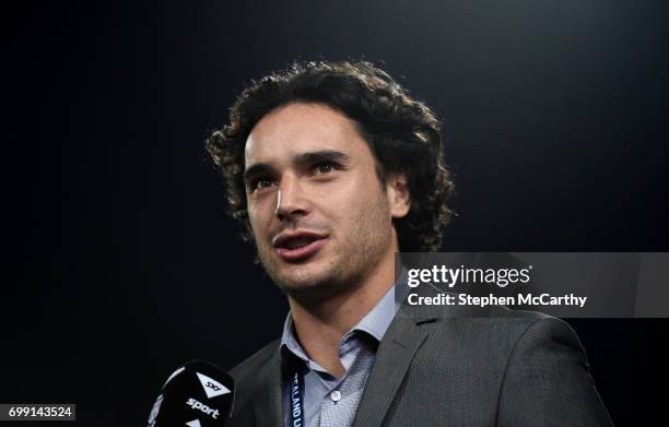 Hamilton , New Zealand - 20 June 2017; James Lowe of the Chiefs during the match between the Chiefs and the British & Irish Lions at FMG Stadium in...