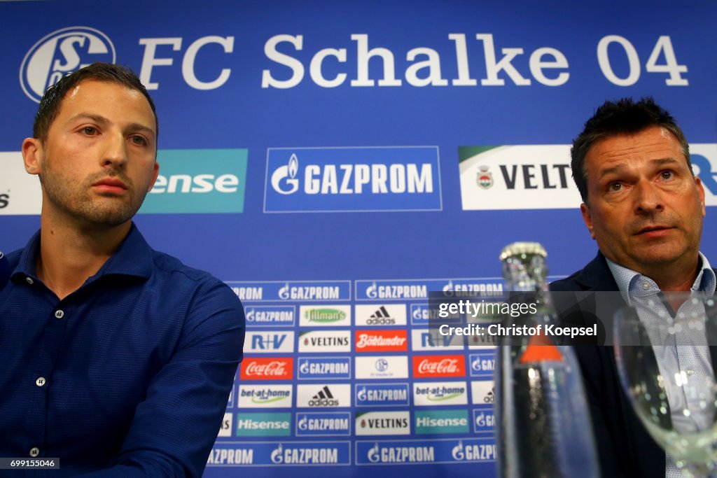 FC Schalke 04 Unveils New Signing Head Coach Domenico Tedesco