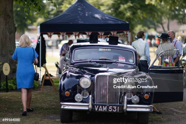 Racegoers picnic in the car park on day 2 of Royal Ascot at Ascot Racecourse on June 21, 2017 in Ascot, England.