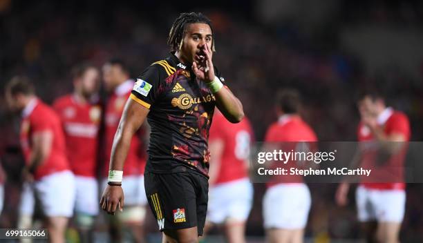 Hamilton , New Zealand - 20 June 2017; Johnny Faauli of the Chiefs during the match between the Chiefs and the British & Irish Lions at FMG Stadium...