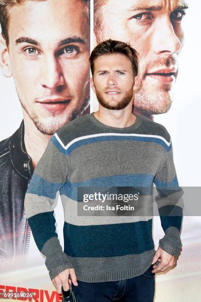 Actor Scott Eastwood attend the 'Overdrive' Photo Call at Hotel De Rome on June 21, 2017 in Berlin, Germany.