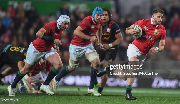 Hamilton , New Zealand - 20 June 2017; Tommy Seymour of the British & Irish Lions during the match between the Chiefs and the British & Irish Lions...