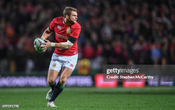 Hamilton , New Zealand - 20 June 2017; Dan Biggar of the British & Irish Lions during the match between the Chiefs and the British & Irish Lions at...