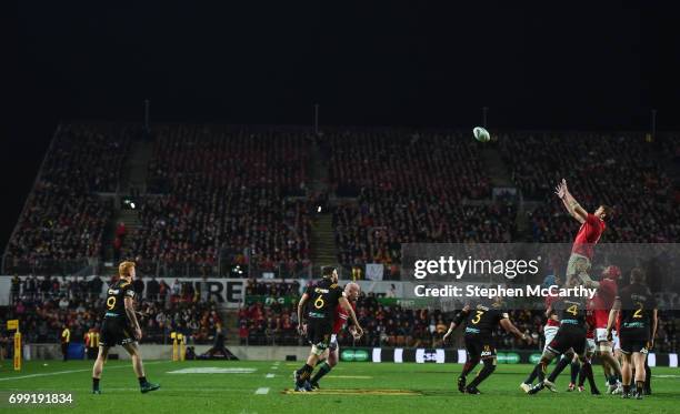 Hamilton , New Zealand - 20 June 2017; Iain Henderson of the British & Irish Lions during the match between the Chiefs and the British & Irish Lions...