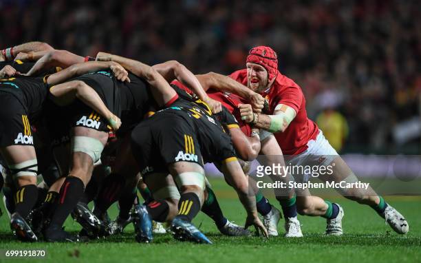 Hamilton , New Zealand - 20 June 2017; James Haskell of the British & Irish Lions during the match between the Chiefs and the British & Irish Lions...
