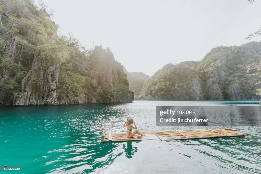 Floating on Kagayan Lake