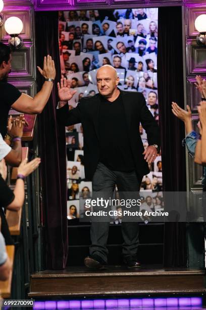 Dean Norris greets the audience during "The Late Late Show with James Corden," Tuesday, June 20, 2017 On The CBS Television Network.