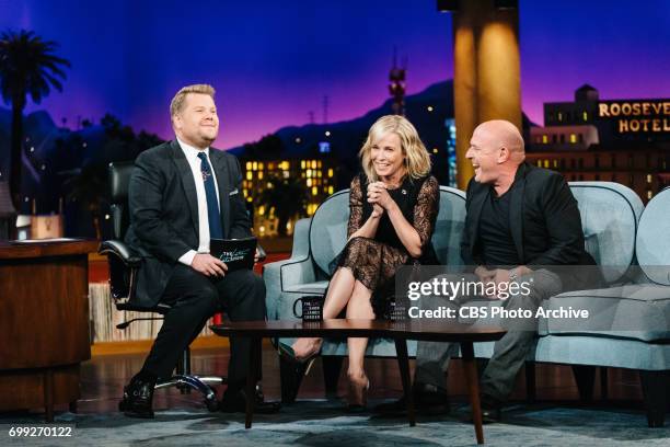 Chelsea Handler and Dean Norris chat with James Corden during "The Late Late Show with James Corden," Tuesday, June 20, 2017 On The CBS Television...