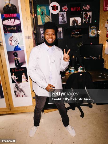 Khalid performs during "The Late Late Show with James Corden," Tuesday, June 20, 2017 On The CBS Television Network.