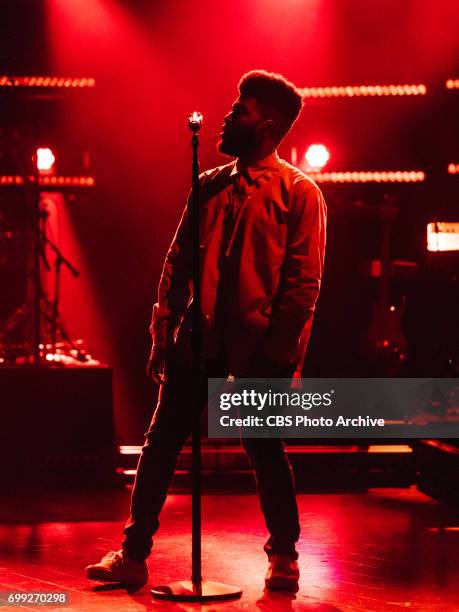 Khalid performs during "The Late Late Show with James Corden," Tuesday, June 20, 2017 On The CBS Television Network.