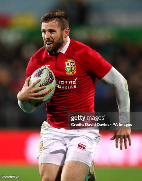 British and Irish Lions Elliot Daly during the tour match at the FMG Stadium, Hamilton