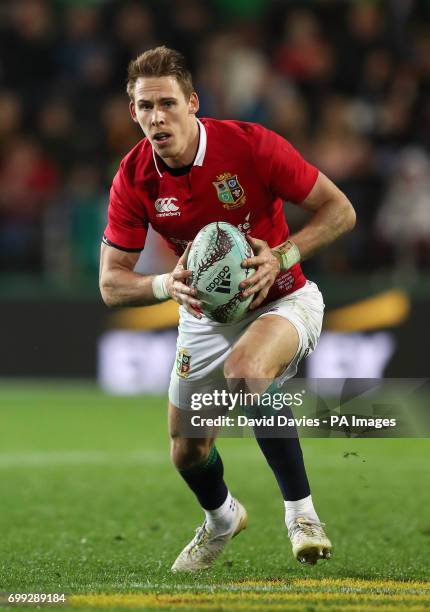 British and Irish Lions Liam Williams during the tour match at the FMG Stadium, Hamilton