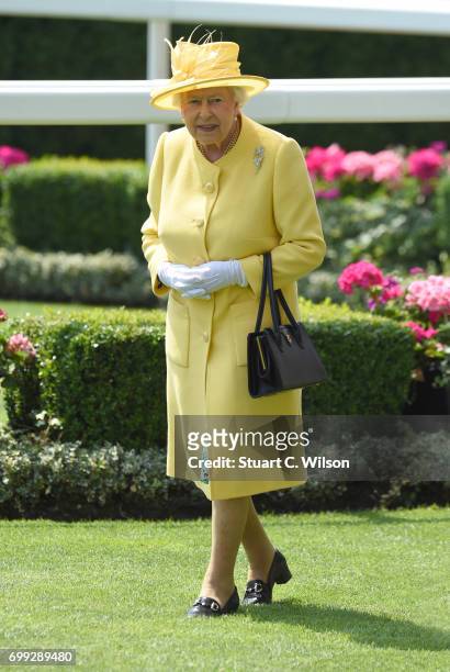 Queen Elizabeth II attends Royal Ascot 2017 at Ascot Racecourse on June 21, 2017 in Ascot, England.