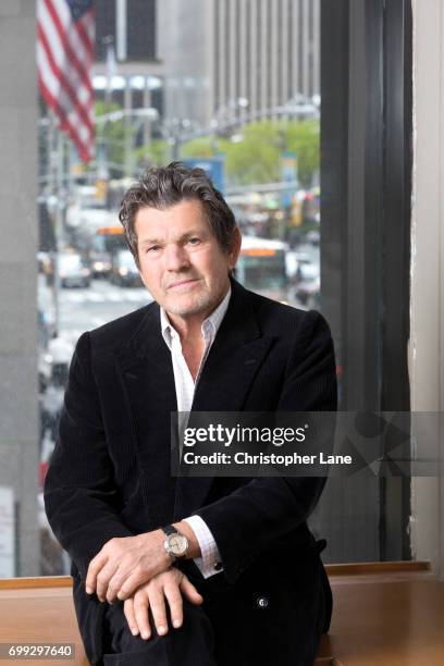 Co-founder of Rolling Stone Jann Wenner is photographed for The Guardian Newspaper on May 10, 2017 in New York City.