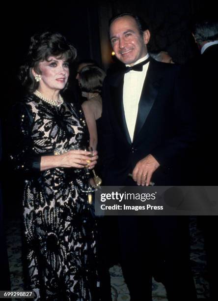 Gina Lollobrigida and Ben Gazzara circa 1983 in New York City.