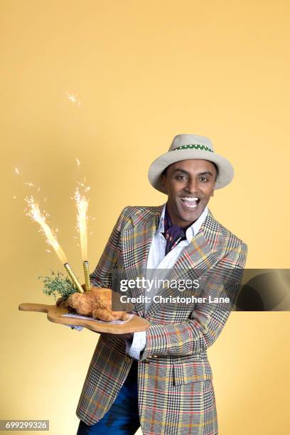 Chef Marcus Samuelsson is photographed for The Times on March 28, 2017 in New York City.