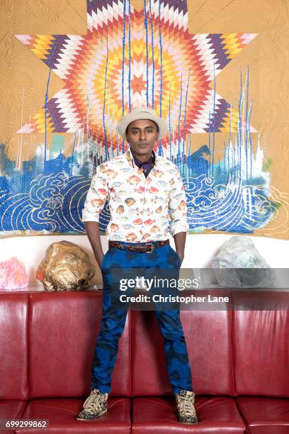 Chef Marcus Samuelsson is photographed for The Times on March 28, 2017 in New York City.