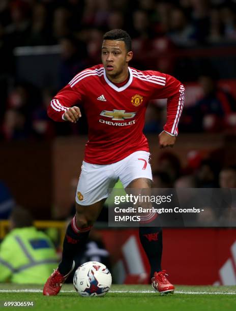 Manchester United's Memphis Depay