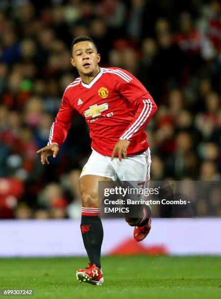 Manchester United's Memphis Depay