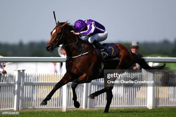 Ryan Moore rides Highland Reel to win The Prince of Wales's Stakes during day 2 of Royal Ascot at Ascot Racecourse on June 21, 2017 in Ascot, England.