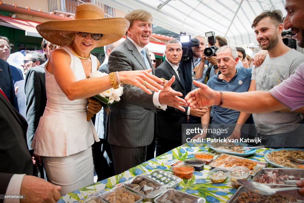 King And Queen Of The Netherlands Visit Italy : Day Two