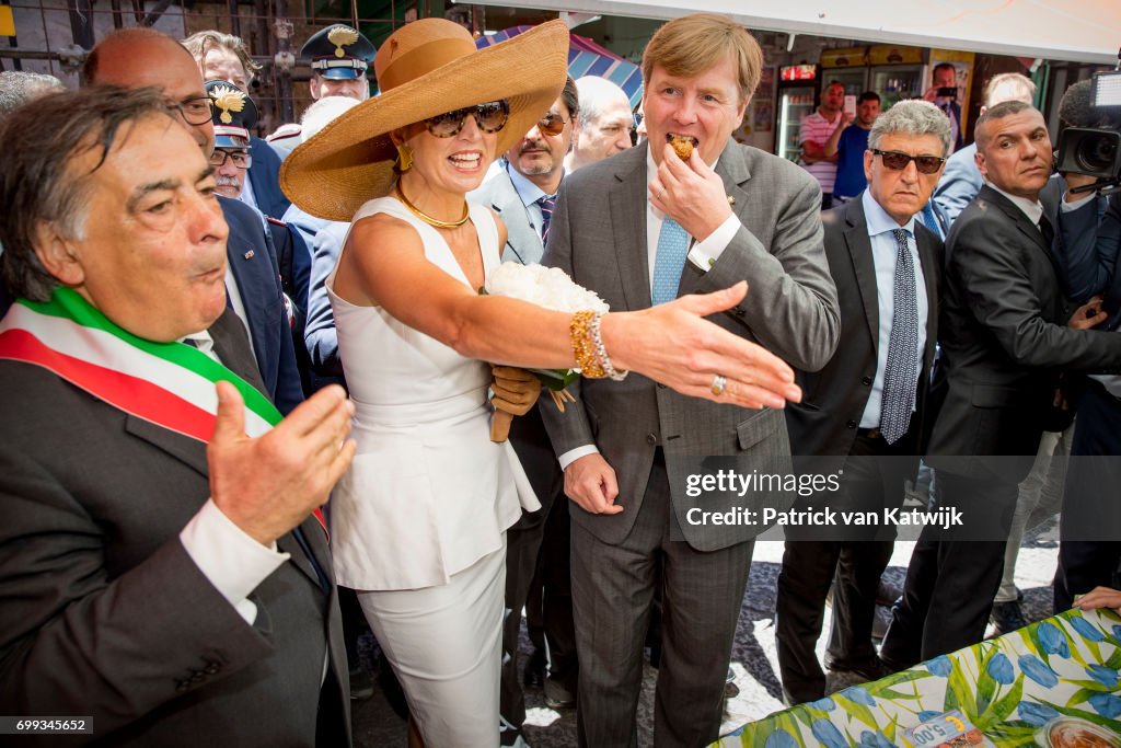 King And Queen Of The Netherlands Visit Italy : Day Two