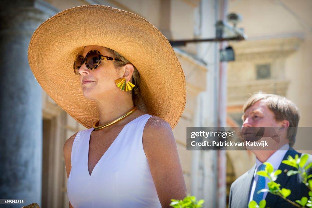 King And Queen Of The Netherlands Visit Italy : Day Two