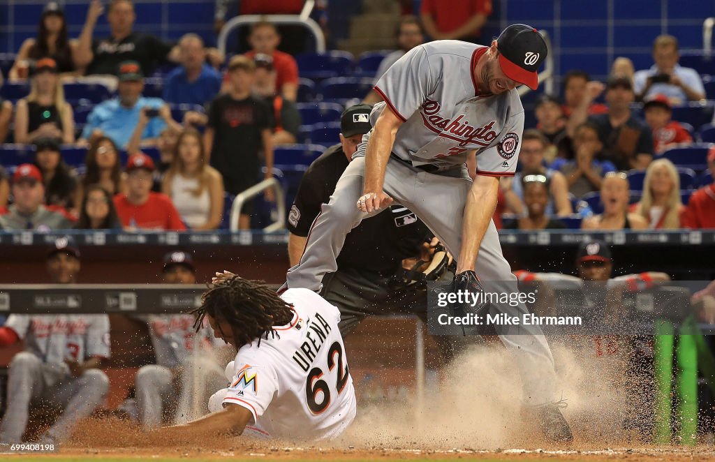 Washington Nationals v Miami Marlins