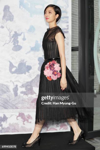 Gwei Lun-Mei attends the "Mademoiselle Prive" exhibition at the D-Museum on June 21, 2017 in Seoul, South Korea