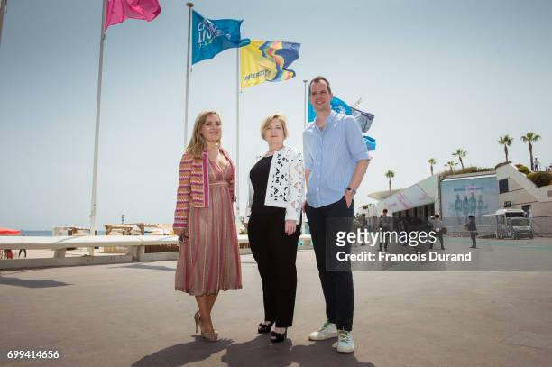 Unilever's EVP of Global Marketing, Aline Santos, Executive Director UN Women, Joelle Tanguy and Co-Founder and Co-CEO of Refinery29, Philippe von...