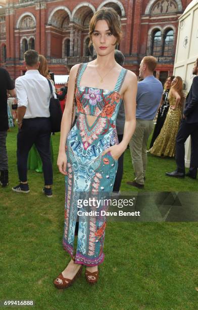 Sai Bennett attends the 2017 annual V&A Summer Party in partnership with Harrods at the Victoria and Albert Museum on June 21, 2017 in London,...