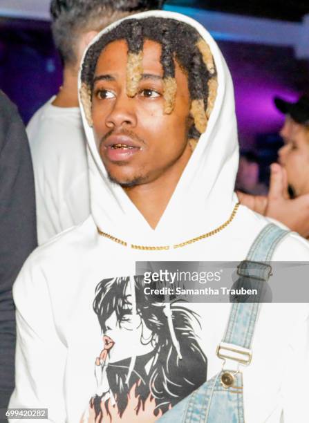 Lil Twis attends the BoohooMAN Launch party on June 20, 2017 in Los Angeles, California.