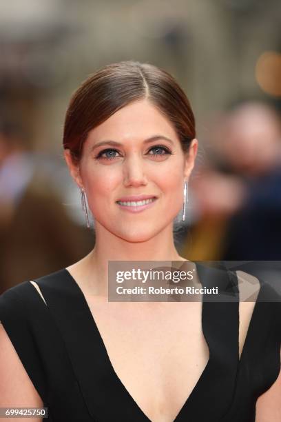 English actress Charity Wakefield attends the UK premiere of "God's Own Country" and opening gala of the 71th Edinburgh International Film Festival...