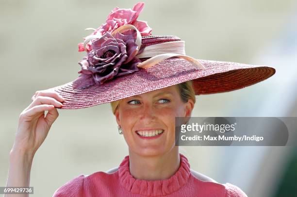 Sophie, Countess of Wessex attends day 2 of Royal Ascot at Ascot Racecourse on June 21, 2017 in Ascot, England.