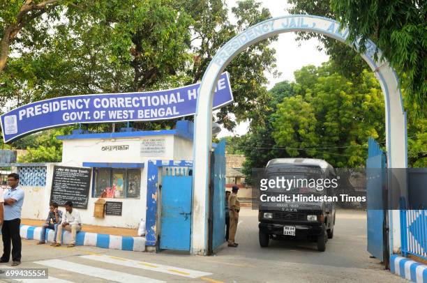 Presidency jail where former Calcutta High Court judge CS Karnan brought back by CID team on June 21, 2017 in Kolkata, India. He had been evading...