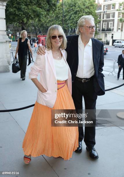 Twiggy and Leigh Lawson attend the V&A summer party at The V&A on June 21, 2017 in London, England.