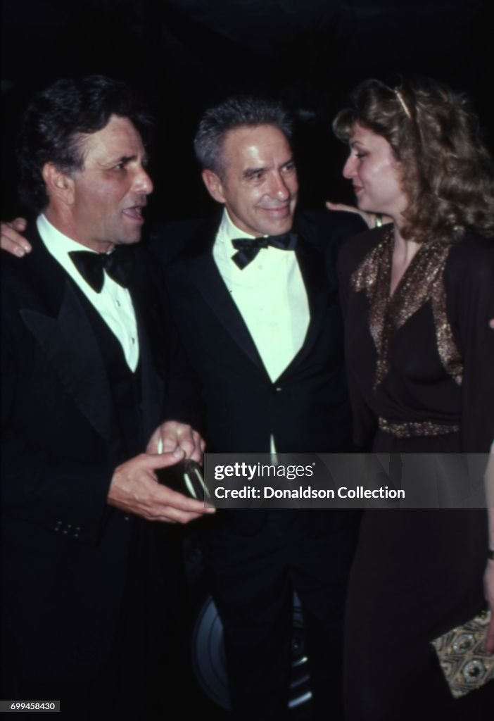 Shera Danese, John Cassavetes And Peter Falk Attend an Event