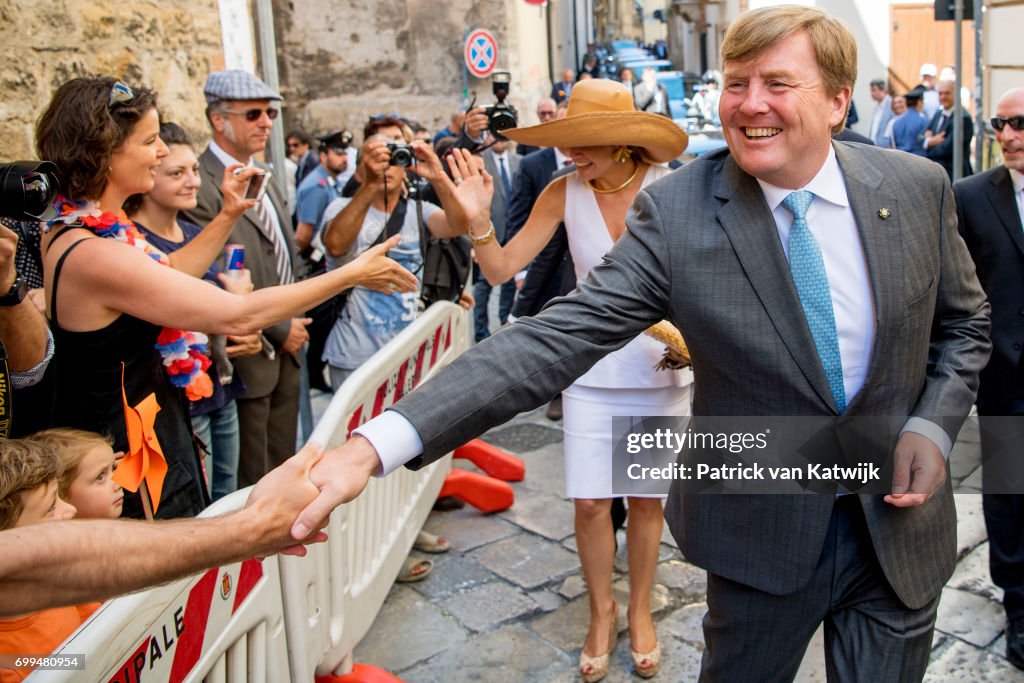 King And Queen Of The Netherlands Visit Italy : Day Two