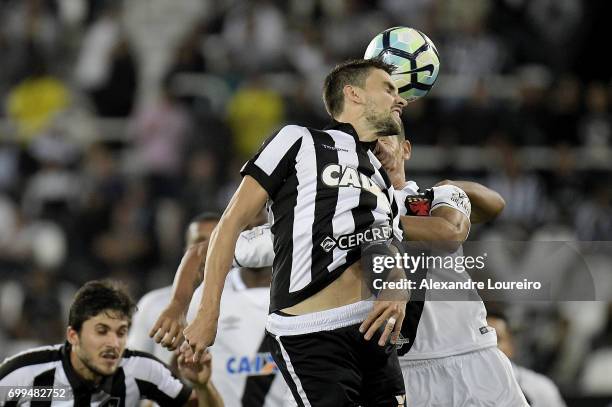 Rodrigo PimpaoÂ of Botafogo in action during the match between Botafogo and Vasco as part of Brasileirao Series A 2017 at Engenhao Stadium on June...