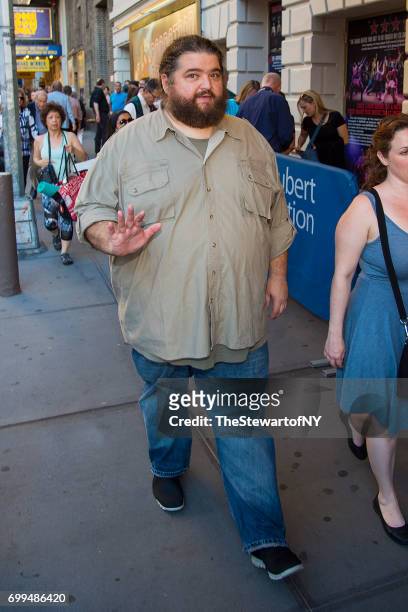 Actor Jorge Garcia is seen in Midtown on June 21, 2017 in New York City.