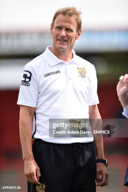 Stevenage's Manager Teddy Sheringham