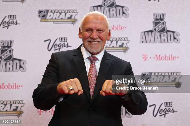 Former NHL player Bernie Parent attends the 2017 NHL Awards at T-Mobile Arena on June 21, 2017 in Las Vegas, Nevada.